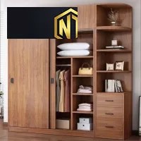 TỦ QUẦN ÁO GỖ MDF PHỦ MELAMINE MẪU 29